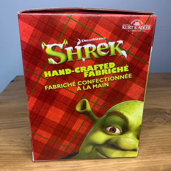 Retired 2007 Hand-Crafted FABRICHE Shrek Santa Christmas Kurt S Adler New - Picture 4 of 8